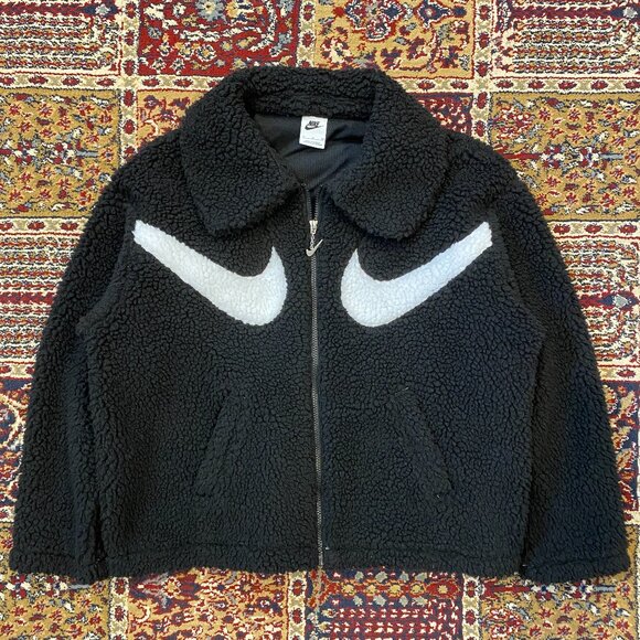 Women’s Nike Sportwear Sherpa Fleece Full Zip jacket DD5620-010 - Picture 1 of 3